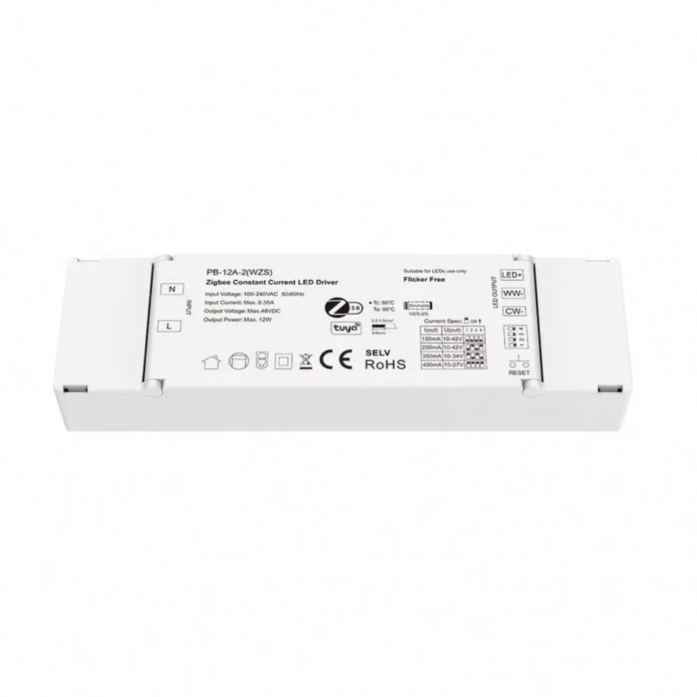 Drivers LED reguláveis ​​12W TUYA Zigbee CCT
