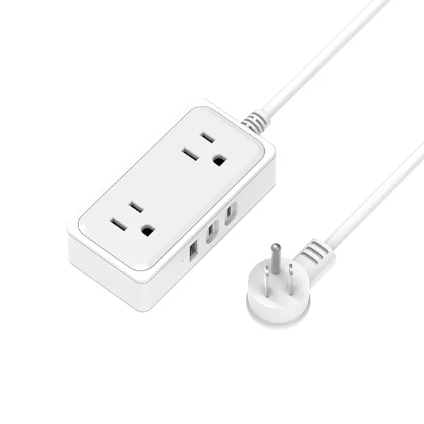 2 saídas nos EUA Power Strip