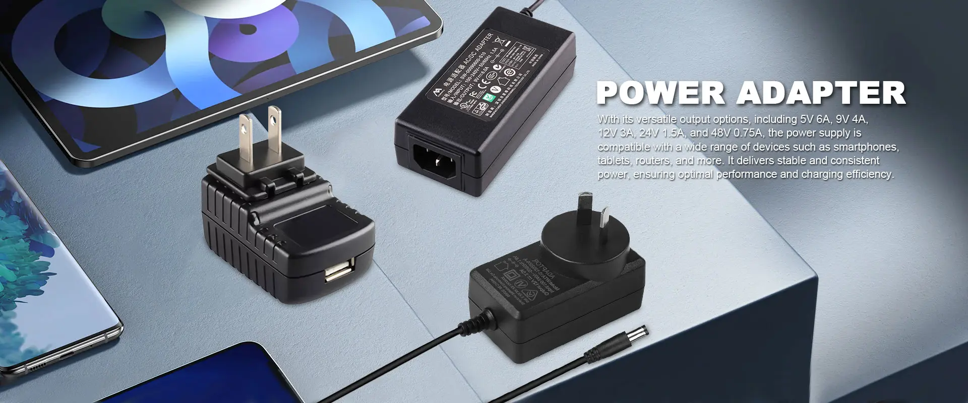 Adaptador de energia da China