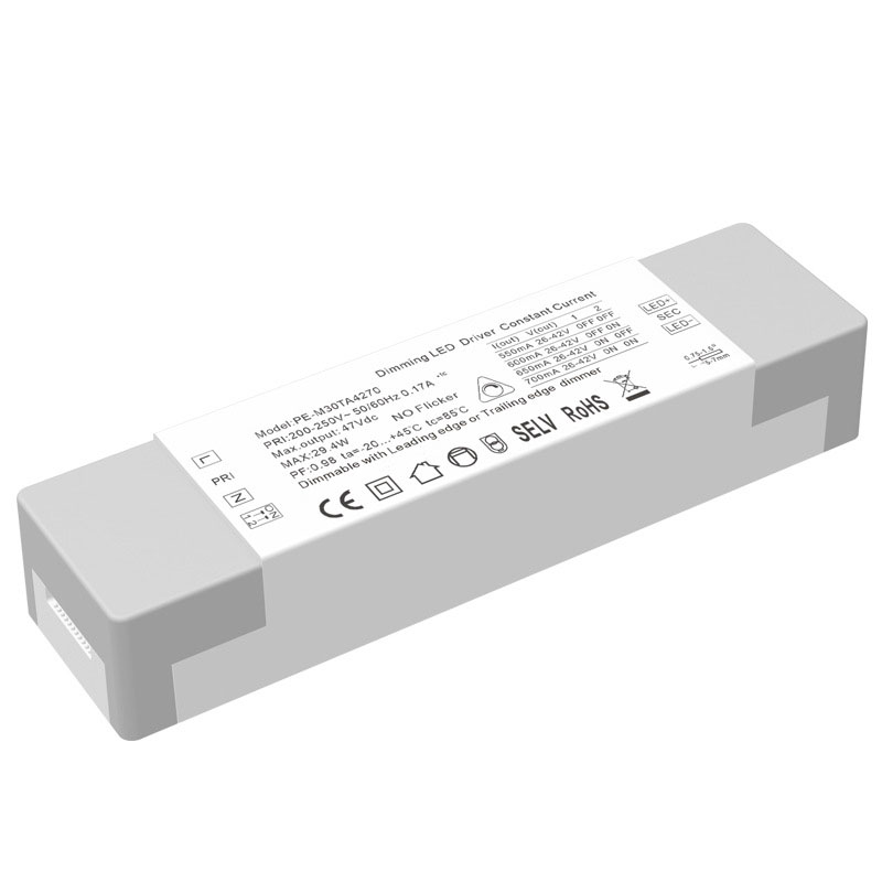 O que torna o driver LED regulável Triac de corrente constante de 30 W um item obrigatório para soluções de iluminação modernas