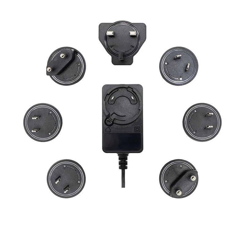 Adaptador de alimentação de plugue intercambiável de 26 W