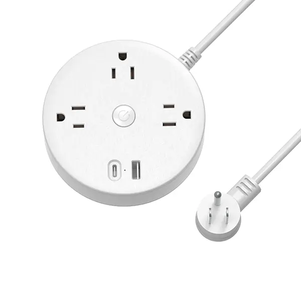 3 saídas dos EUA Power Strip