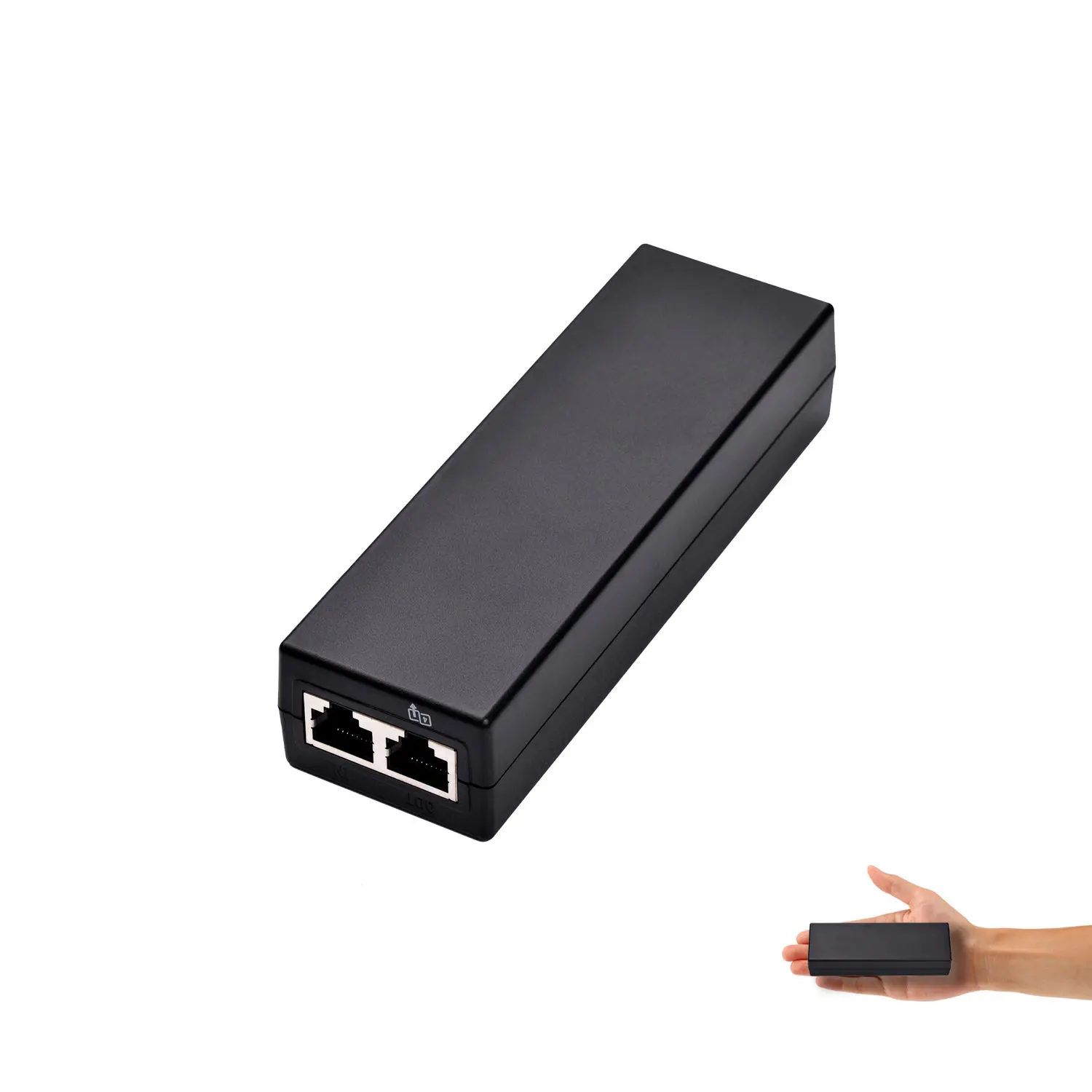 Injetor PoE 802.3afat 48V 30W 1000Mbps Gigabit Ethernet